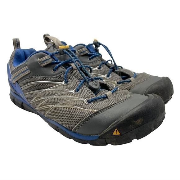 KEEN Chandler CNX Trail Shoe Gray Blue Silver Womens Size 8 Youth Size 6 - Picture 4 of 10